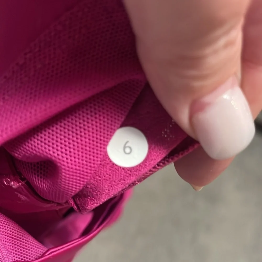 EC Lululemon Practice Daily Tank - Raspberry - Size 6 - Picture 5 of 5
